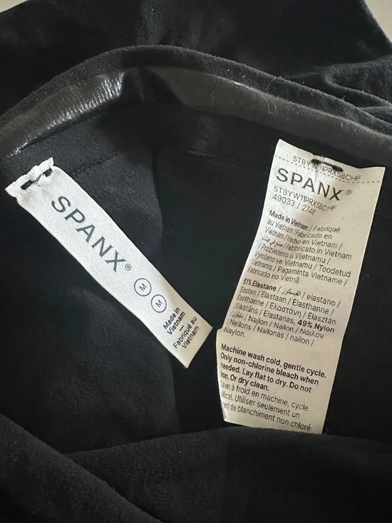Spanx Power Panties High-Waisted Shaper Brief 2746 Very Black Size M - Picture 6 of 8